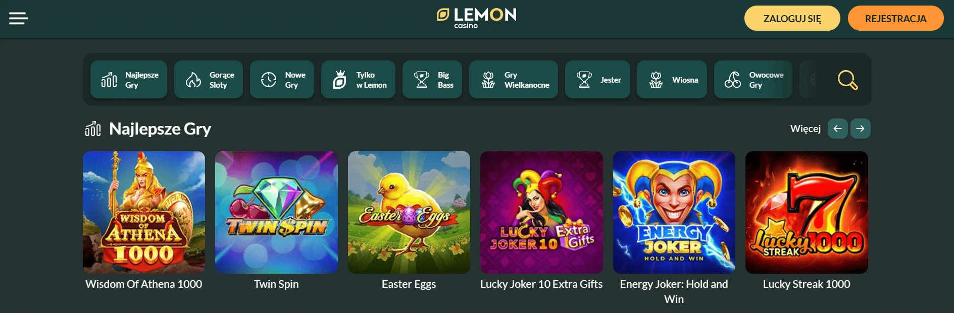 Lemon Casino Screenshot